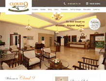 Tablet Screenshot of cloud9hotels.in